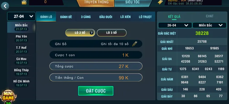 Trải Nghiệm Siêu Phẩm Lô Đề 1 Ăn 900 Tại B52 Club Với Thưởng Lớn