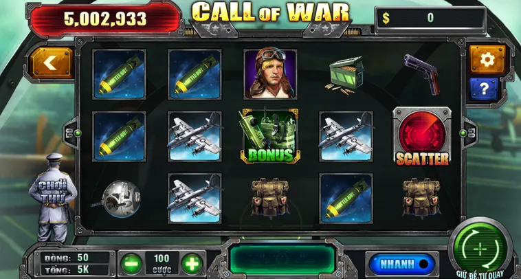 Trải Nghiệm Nổ Hũ Call Of War Tại B52 Club Chiến Tranh Kịch Tính