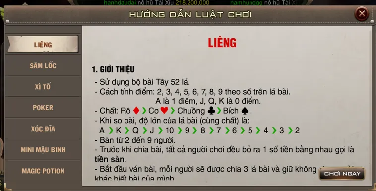 Đỉnh Cao Game Bài Liêng Tại B52 Club Sân Chơi Uy Tín Bậc Nhất Hiện Nay
