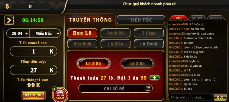 Lô Đề 1 Ăn 99 Tại B52 Club Sân Chơi Uy Tín Nhất Năm 2026