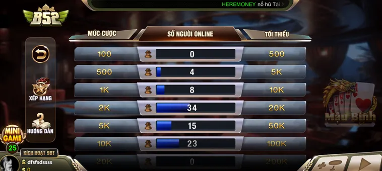Chinh Phục Đỉnh Cao Game Bài Mậu Binh Tại B52 Club Uy Tín Nhất