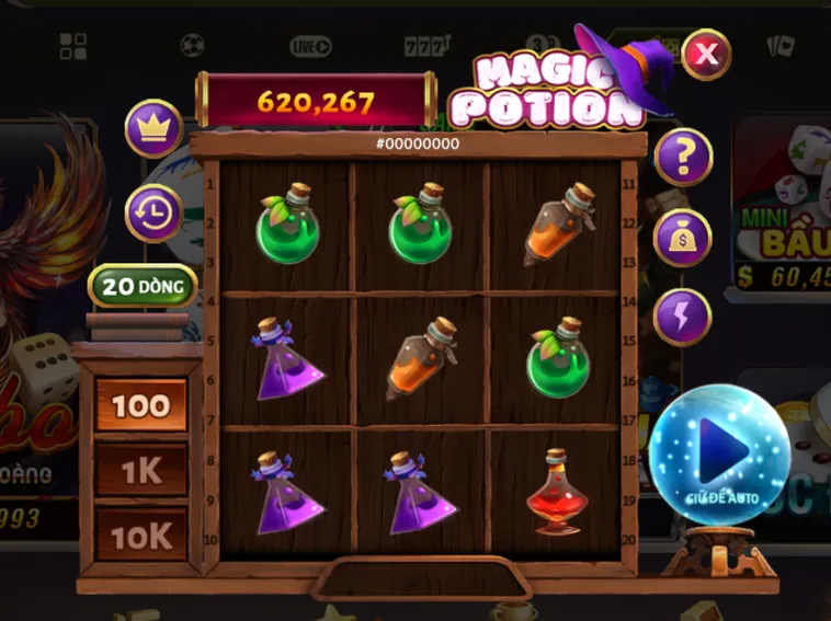 Chinh Phục Thế Giới Phép Thuật Minigame Magic Potion Tại B52 Club Đỉnh Cao