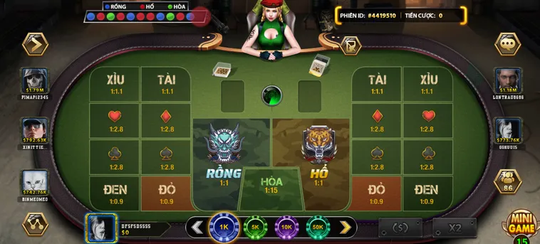 Rồng Hổ Tại B52 Club Sân Chơi Thắng Thua Nhanh Gọn Đẳng Cấp Nhất