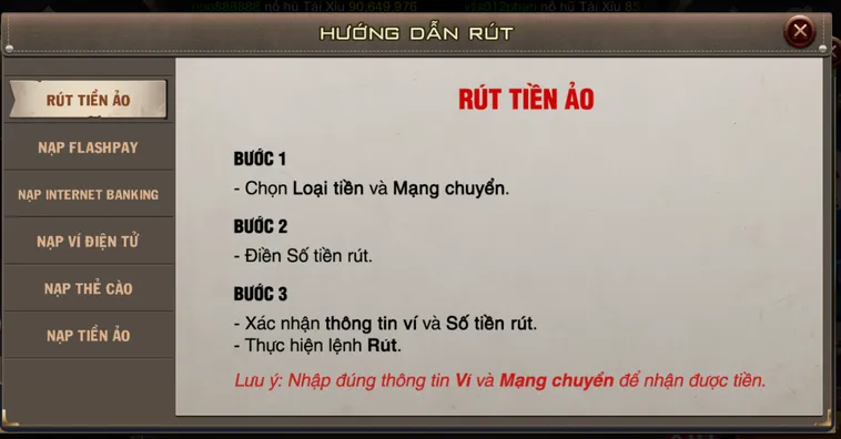 Hướng Dẫn Rút Tiền B52 Club An Toàn Và Nhanh Chóng Nhất Hiện Nay