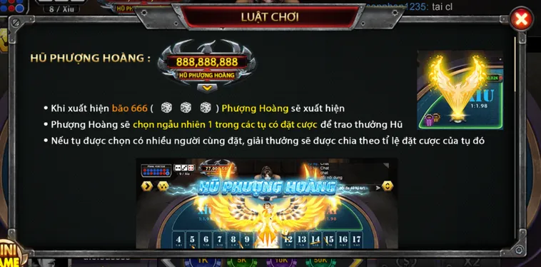Casino Sicbo Phượng Hoàng Tại B52 Club Công Nghệ Minh Bạch Số 1 Hiện Nay