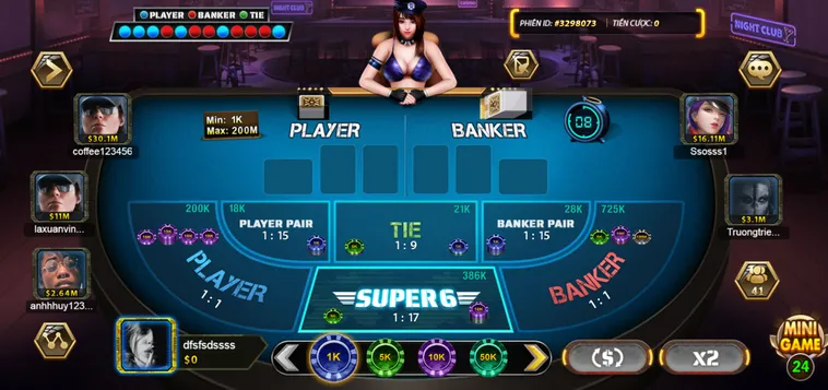 Super Baccarat 6 Tại B52 Club Đỉnh Cao Cá Cược Bài Cào Hiện Đại