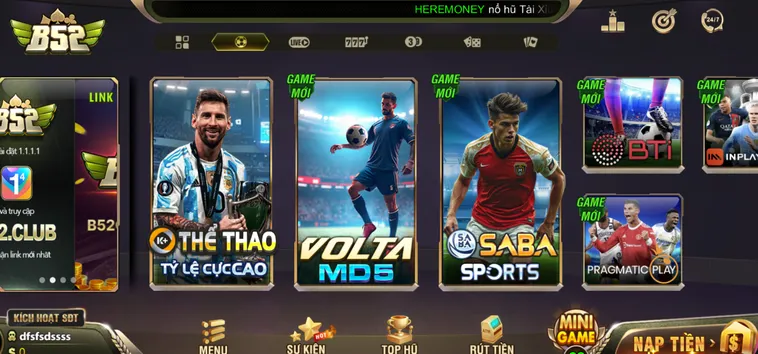 Sảnh Cá Cược Thể Thao B52 Club Đẳng Cấp Dành Cho Các Tín Đồ Cá Cược